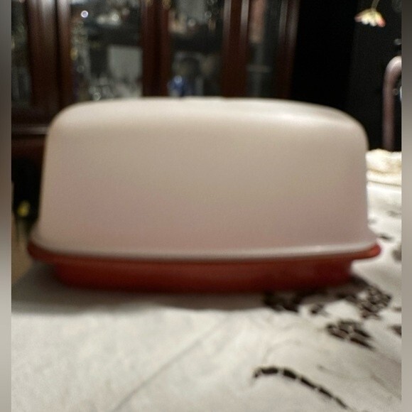 Tupperware Meat Keeper - Orange - Vintage - Picture 1 of 6